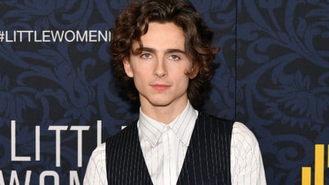 NEW YORK, NEW YORK - DECEMBER 07: Timothée Chalamet attends the "Little Women" World Premiere at Museum of Modern Art on December 07, 2019 in New York City. (Photo by Dia Dipasupil/Getty Images)