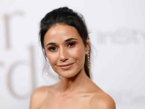 BEL AIR, CALIFORNIA - OCTOBER 24: Emmanuelle Chriqui attends the InStyle Imagemaker Awards at Private Residence on October 24, 2024 in Bel Air, California. (Photo by Frazer Harrison/Getty Images)