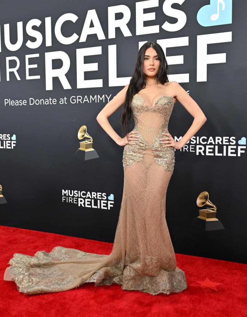 LOS ANGELES, CALIFORNIA - FEBRUARY 02: Madison Beer attends the 67th GRAMMY Awards at Crypto.com Arena on February 02, 2025 in Los Angeles, California. (Photo by Axelle/Bauer-Griffin/FilmMagic)