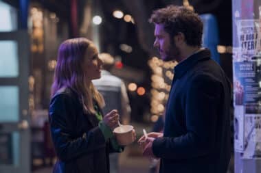 Nobody Wants This. (L to R) Kristen Bell as Joanne, Adam Brody as Noah in episode 102 of Nobody Wants This.