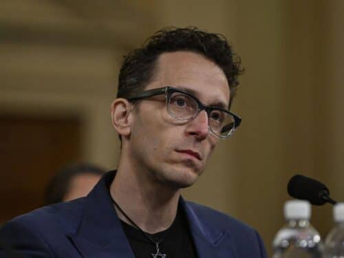 Shai Davidai, Ph.D. Assistant Professor of Business Columbia Business School, testifies about 'The Crisis on Campus: Antisemitism, Radical Faculty, and the Failure of University Leadership" during a US House Committee on Ways and Means hearing on Capitol Hill in Washington, DC, on June 13, 2024.