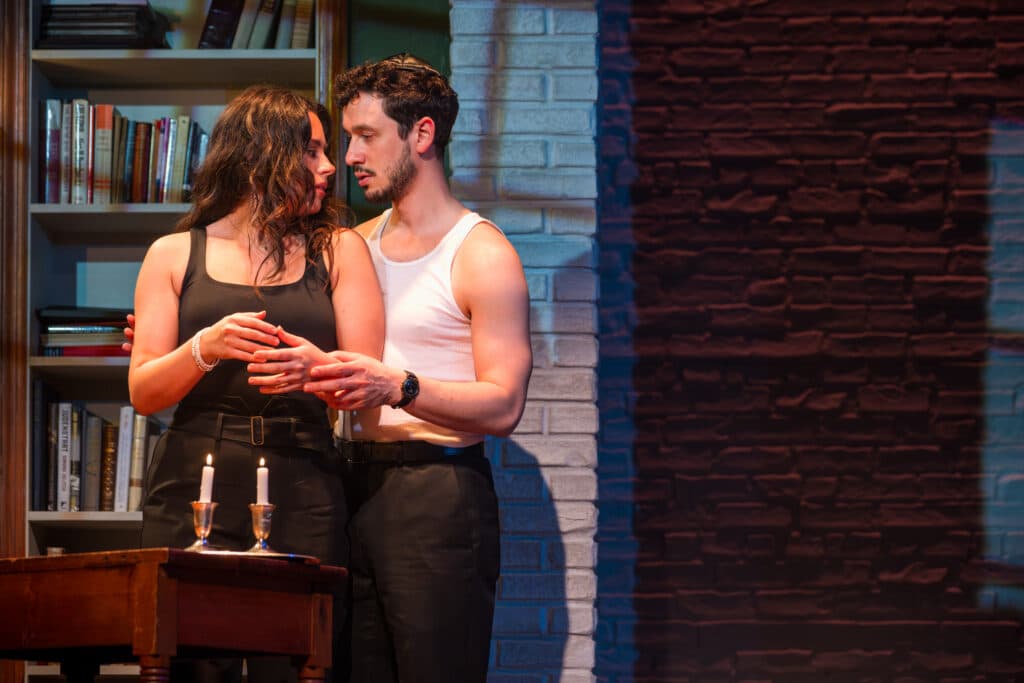 Max Wolkowitz and Marilyn Caserta in "The Sabbath Girl" (Photo by Dorice Arden Madronero).