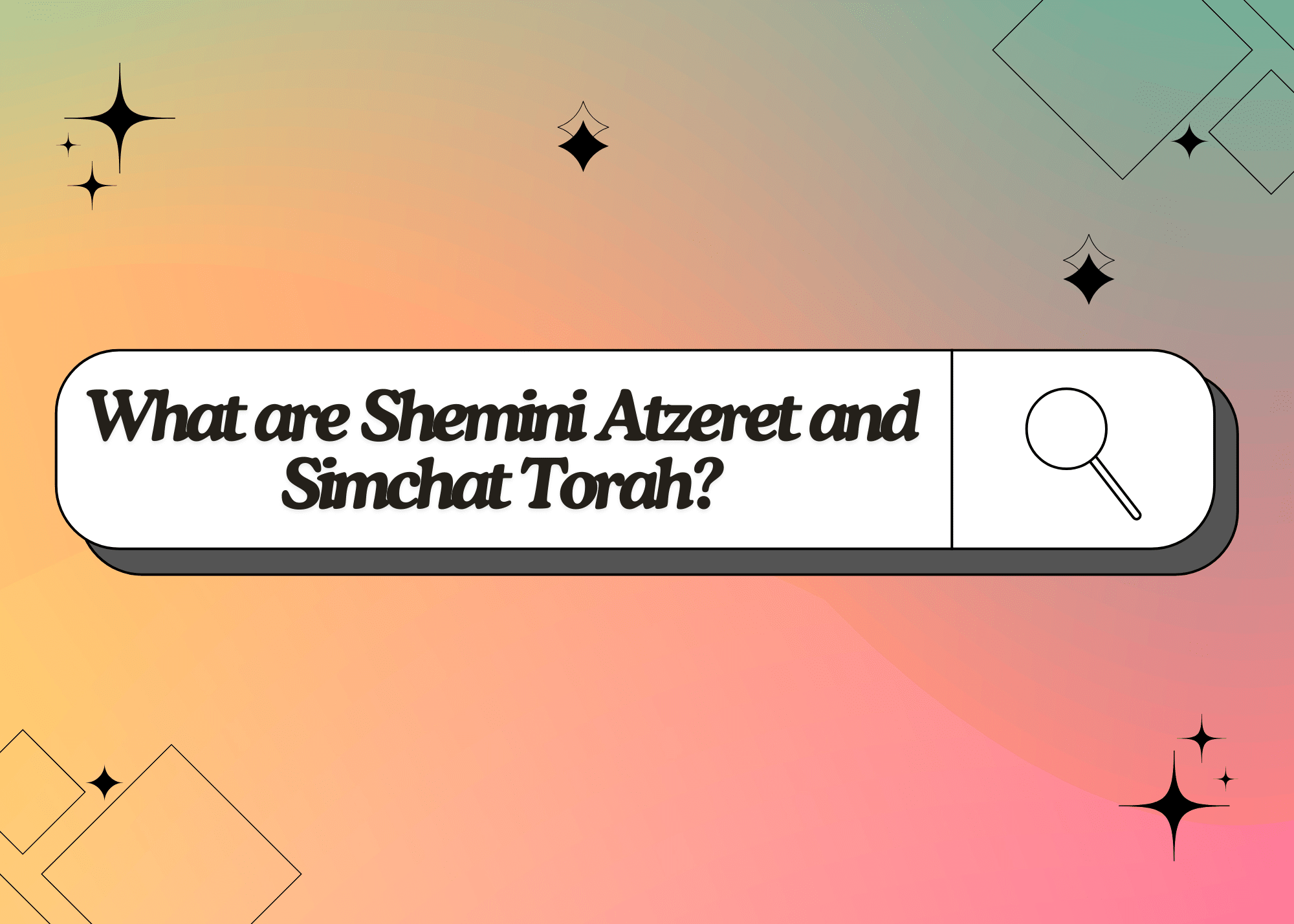 When are Shemini Atzeret and Simchat Torah? How do I celebrate?